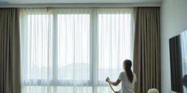 Delicate sheer drape cleaning bella-vista-nsw Matty Curtain Cleaning